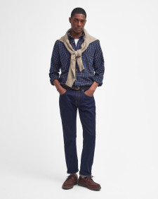 Bank Regular Long-Sleeved Shirt Classic Navy