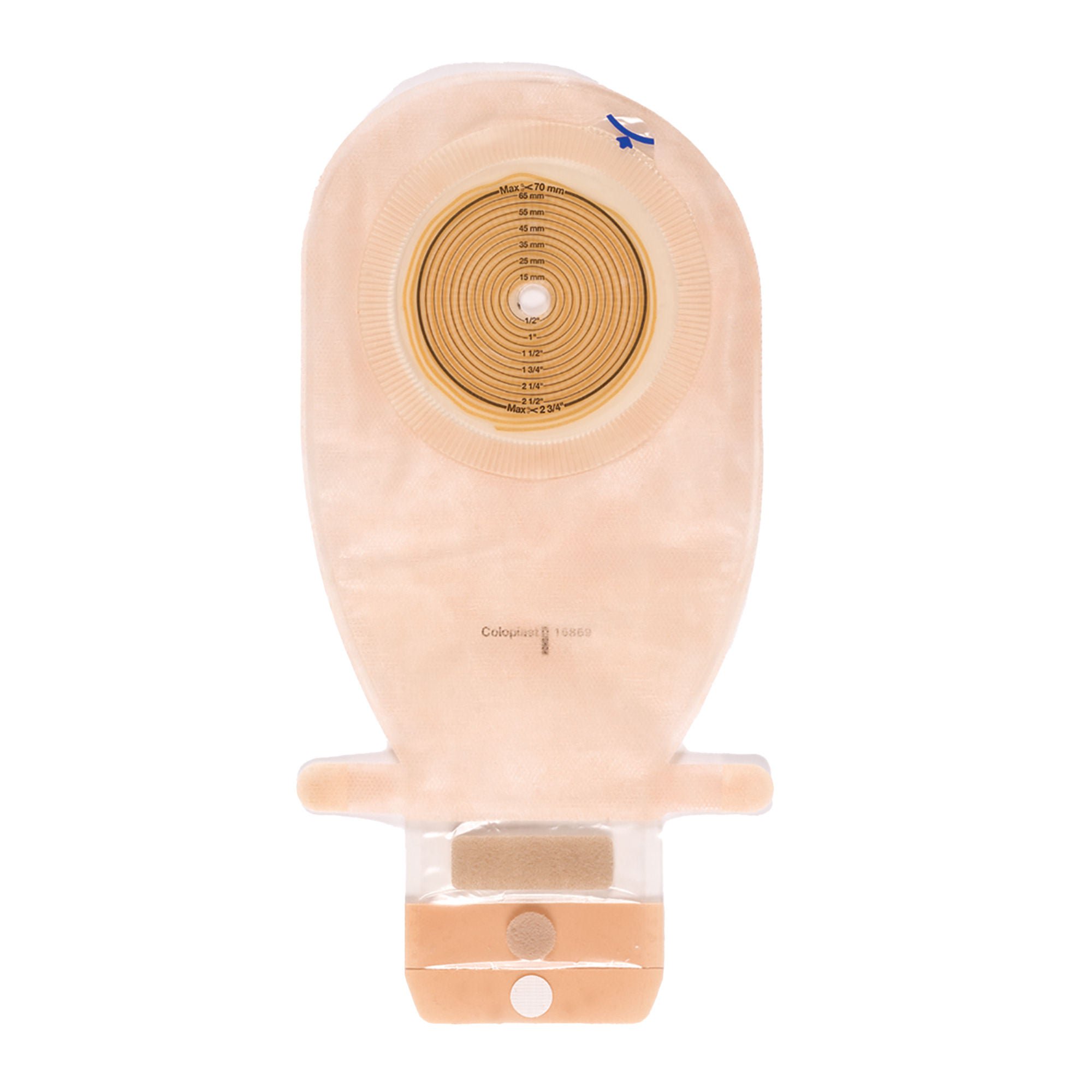 Assura® Flat One-Piece Transparent Colostomy Pouch, Cut to fit Stomas 10 – 76mm