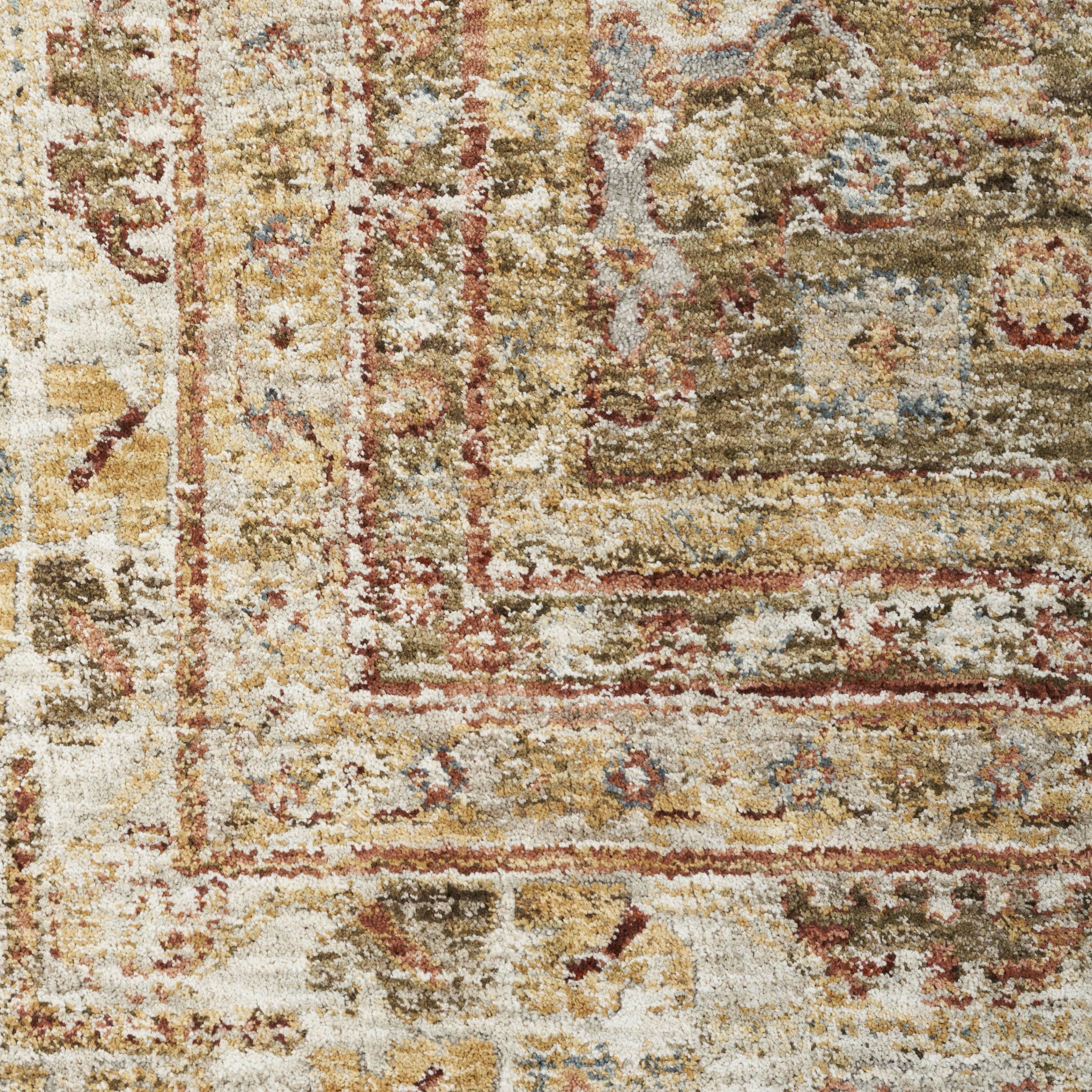 Nourison Sahar 9'3" x 12'7" Green Vintage Indoor Rug