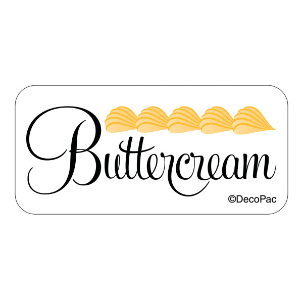 Buttercream Label PhotoCake® Edible Image® Merchandising Label