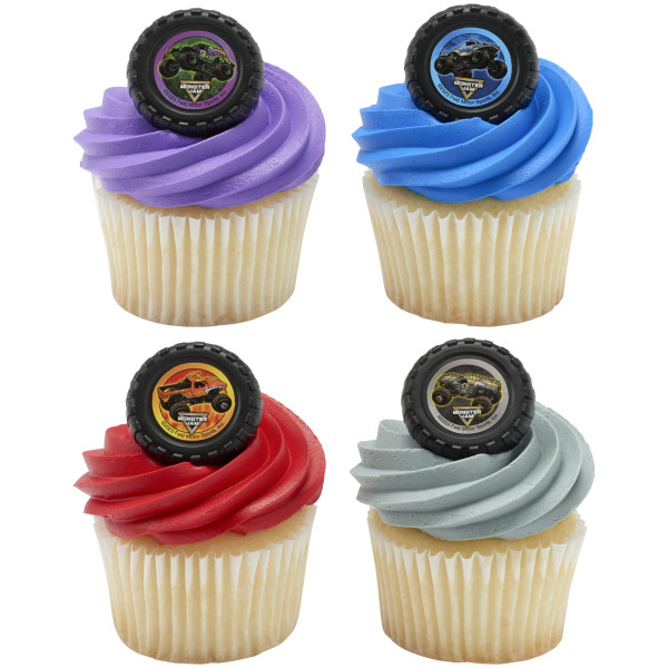 Monster Jam® Car Crushing Cupcake Rings