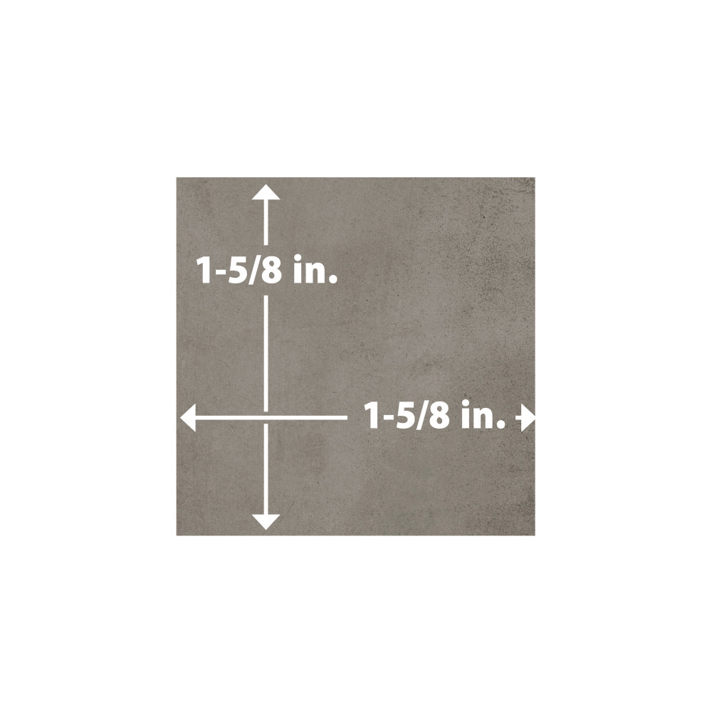 Laverton Taco Grafito 1-5/8 in. x 1-5/8 in. Porcelain Floor and Wall Tile