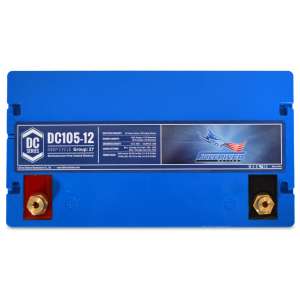 Fullriver Battery, DC105-12 Premium Deep Cycle AGM Battery