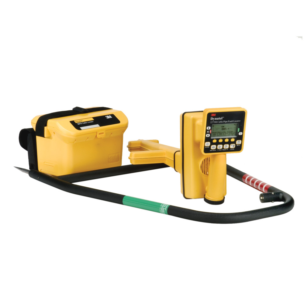 The 3M™ Dynatel™ Locator 2250M iD is designed to find the path and estimated depth of buried cables and pipes, and detect EMS Markers