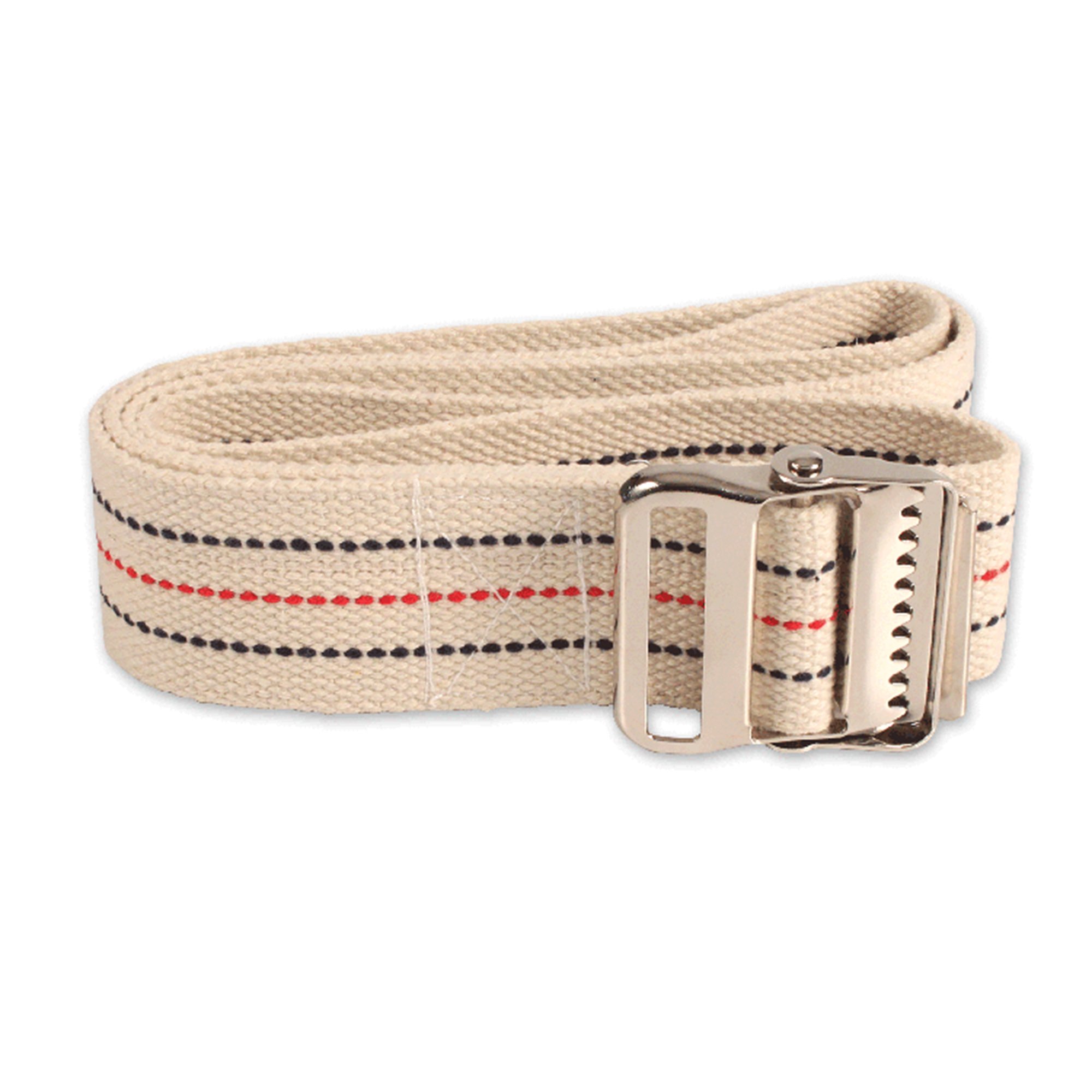 dynarex Pinstripe Gait Belt with Metal Buckle, 60-Inch Length MK DYN-4352