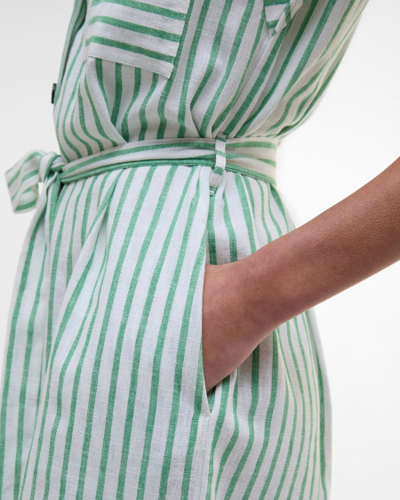 Abby Striped Midi Dress