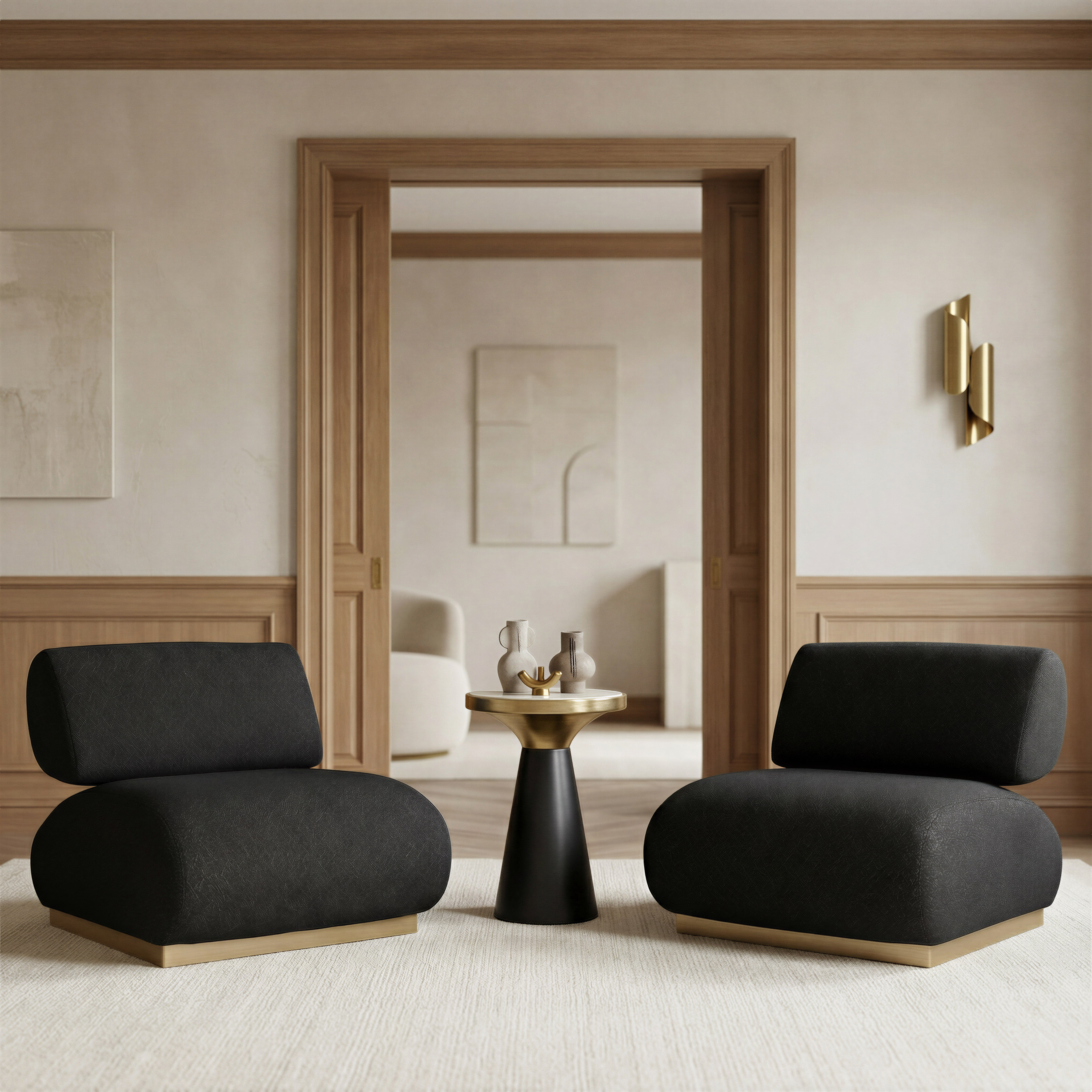 Barsa Accent Chair Black product image