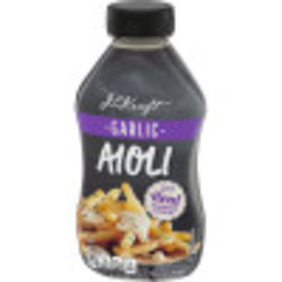 J.L. Kraft Garlic Aioli with Roasted Garlic, 12 fl oz Bottle