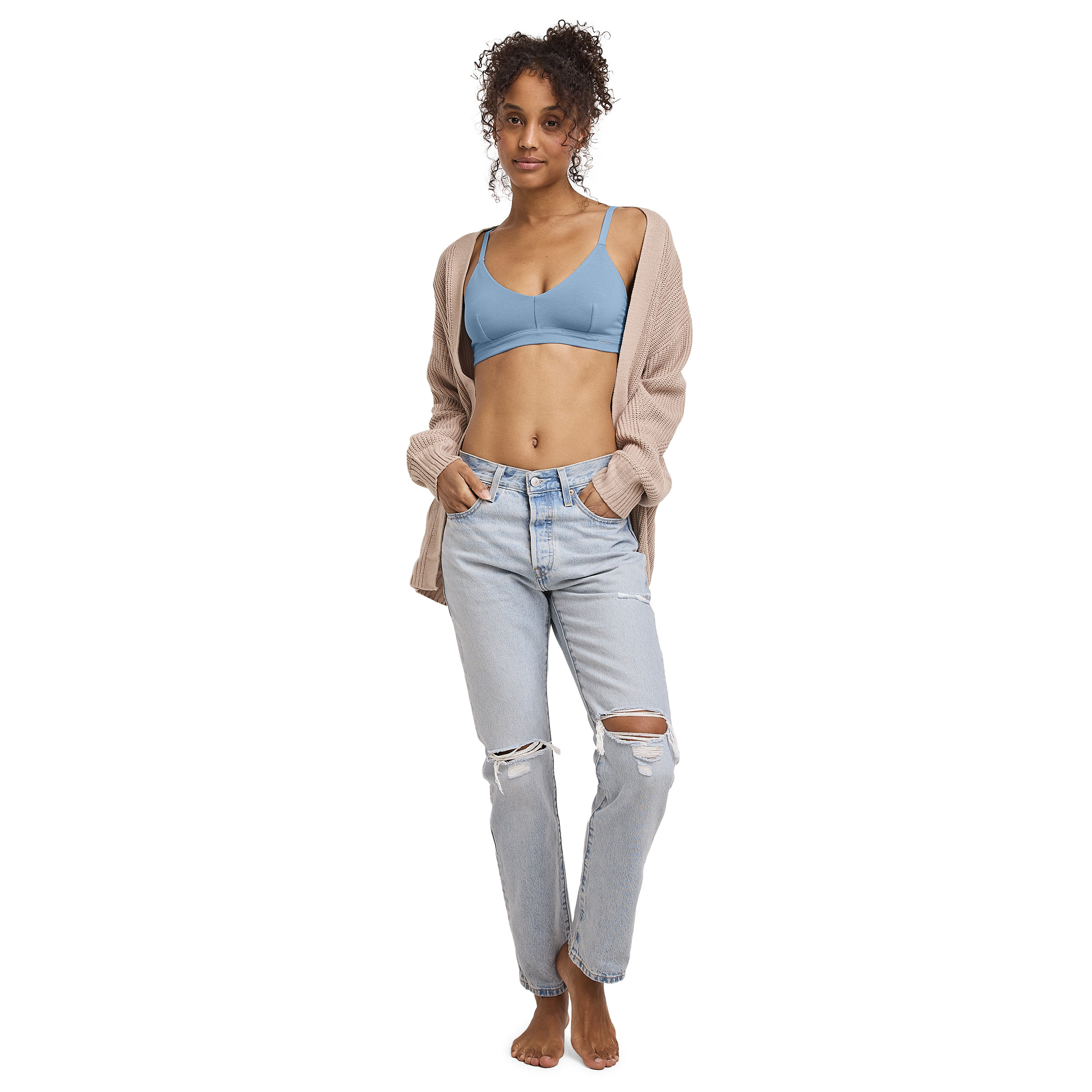 Jockey Women's Organic Cotton Stretch Triangle Bralette - Picture 18 of 47