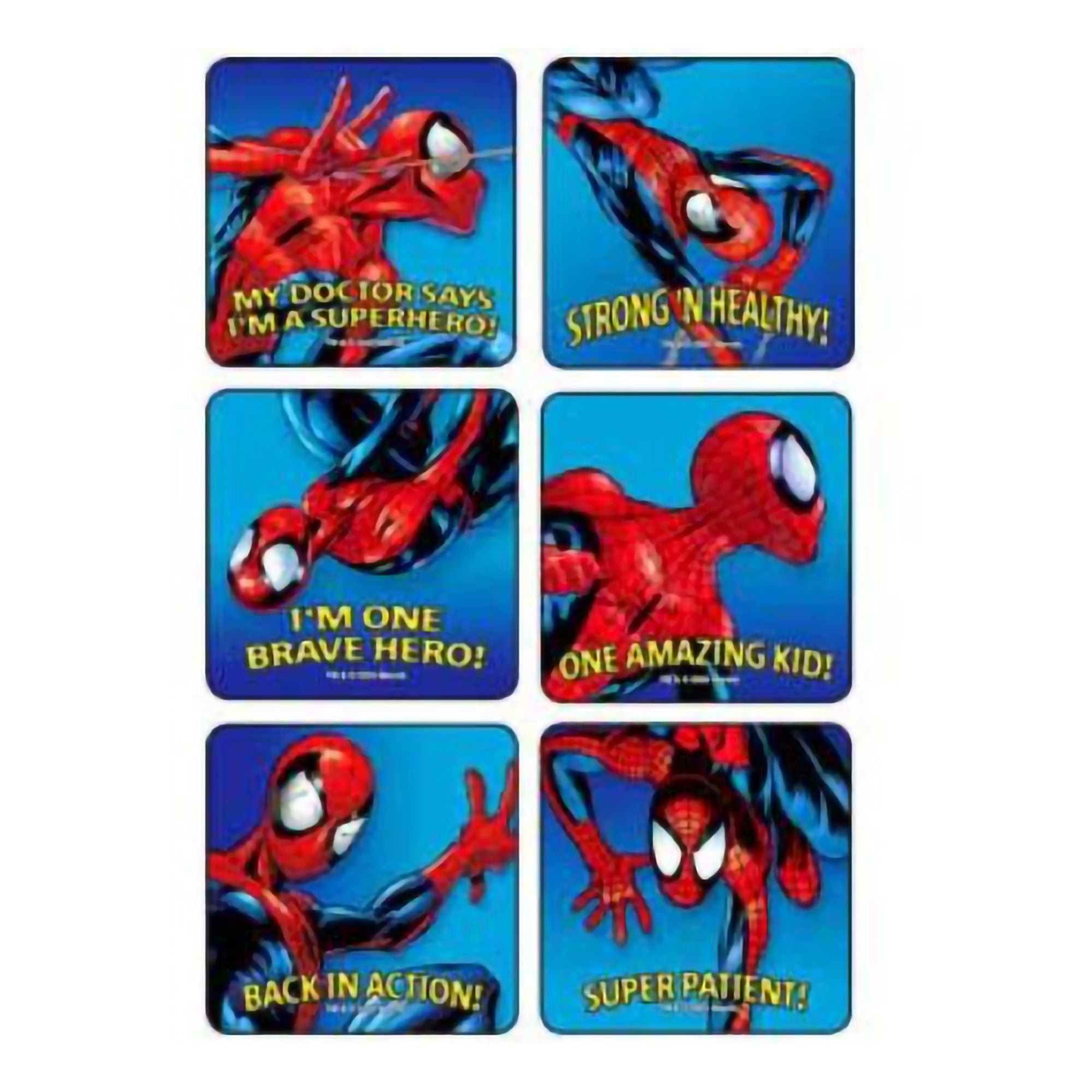 Sticker Kids Love Stickers® 90 per Pack Spider-Man Strong n Healthy 2-1/2 X 2-1/2 Inch
