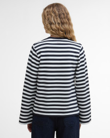 Sweatshirt Robyn Striped Dark Navy Stripe