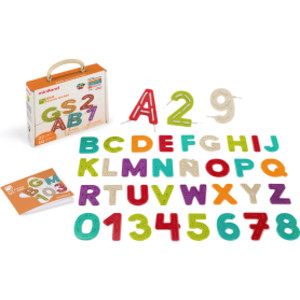 ECO Activity 123 ABC Lacing Game, 49 Pieces