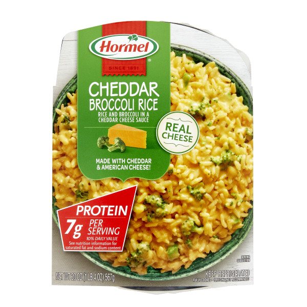 HORMEL(r) Cheddar Broccoli Rice 6/20 OZ . C1CB - Front Center Inner Pack (Hi Res)