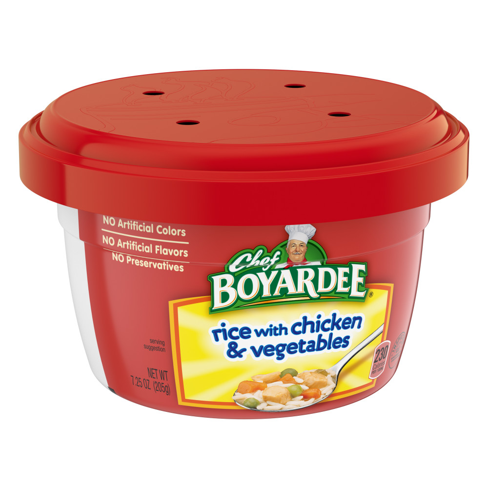 CHEF BOYARDEE Microwaveable Rice With Chicken And Vegetables Mini Bites ...
