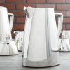 2 3/10-quart Triennium™ stainless steel water pitcher in mirror finish with ice guard