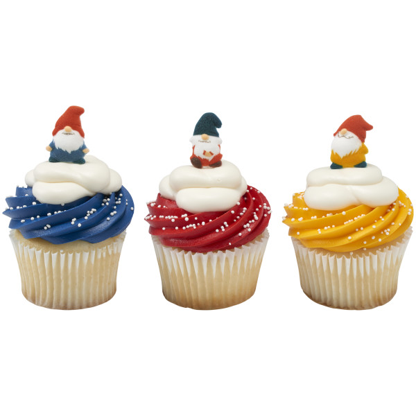 Friendly Gnomes - Red 3 Free Dec-Ons® Decorations