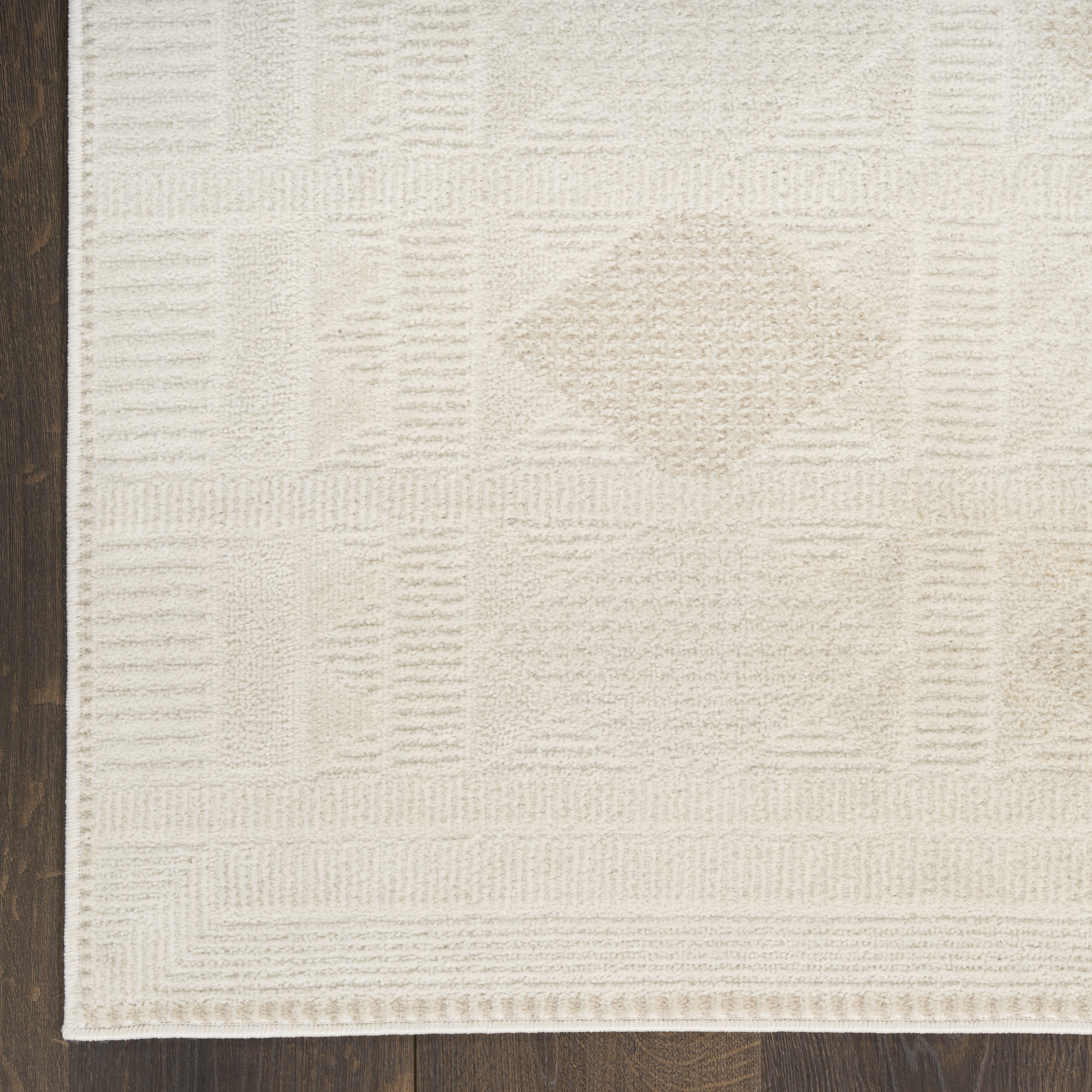 Nourison Nordic 4' x 6' Ivory Beige Modern Indoor Rug