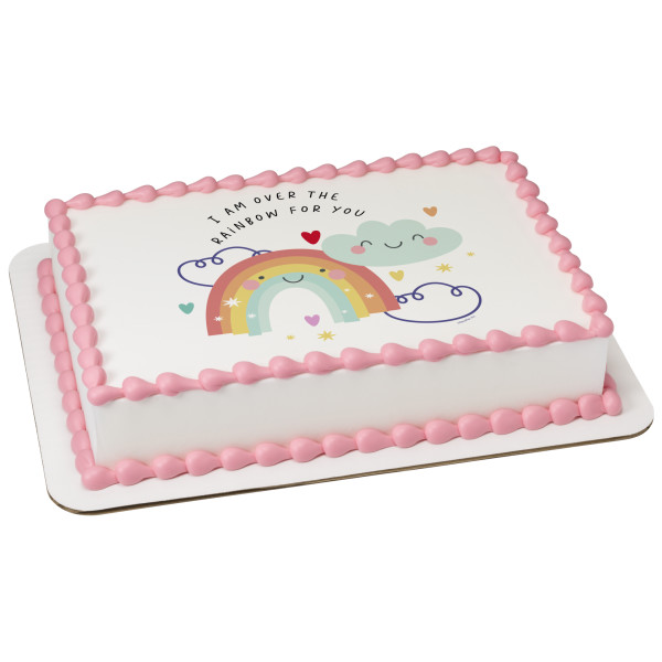 Over The Rainbow For You PhotoCake® Edible Image®