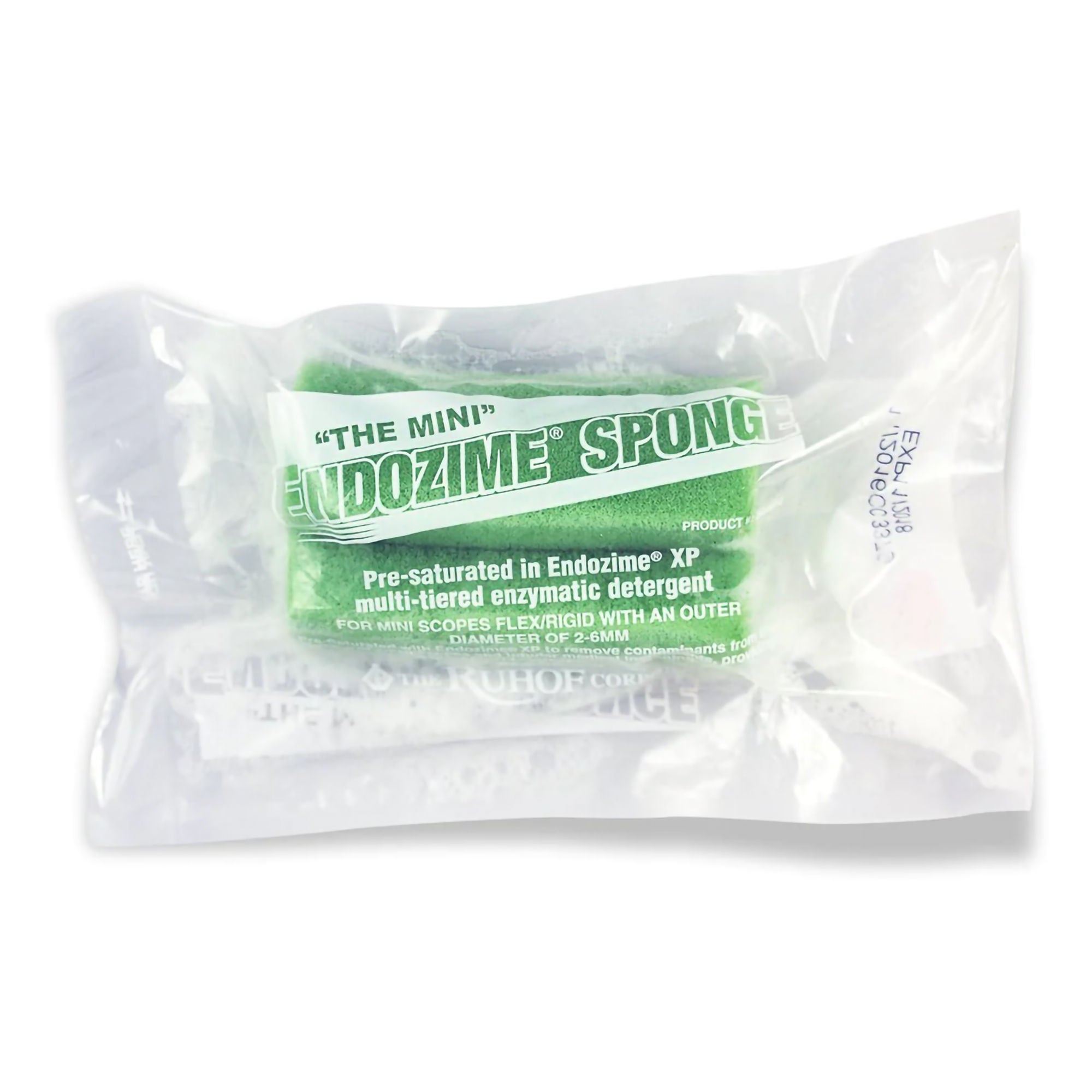 Pre-Saturated Endoscope Sponge Endozime® Tubular For Flexible and Rigid Instruments
