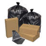 Pitt Plastics,  LLDPE Liner, 40 gal Capacity, 40 in Wide, 46 in High, 1.8 Mils Thick, Black