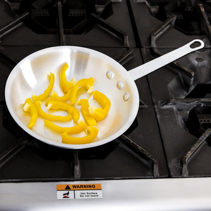 8-inch Arkadia™ aluminum frying pan in natural finish