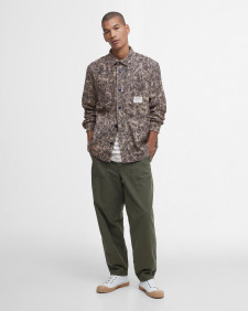 Brignall Cord Overshirt Stone