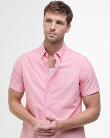 Oxford Tailored Short-Sleeved Shirt Horizon Orange