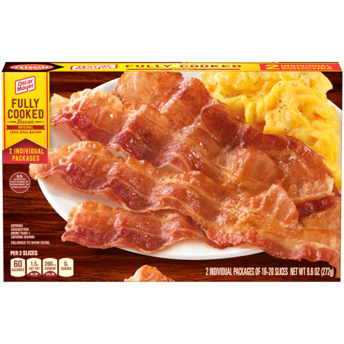 Oscar Mayer Original Fully Cooked Bacon 9.6 oz Box