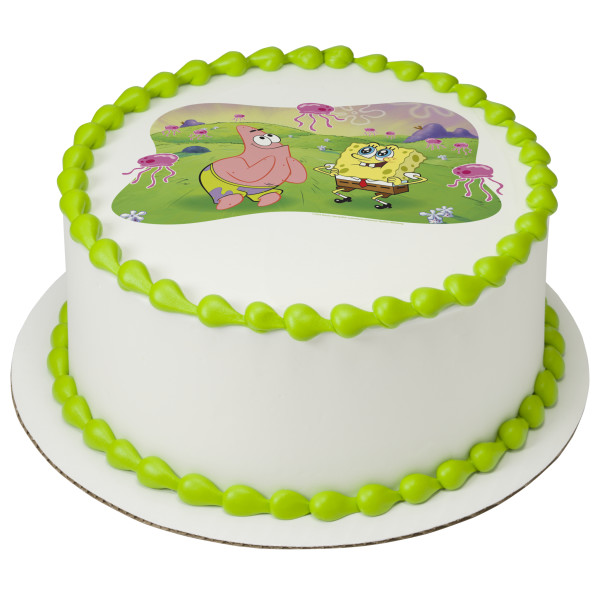 SpongeBob SquarePants Jellyfish Fields PhotoCake® Edible Image®