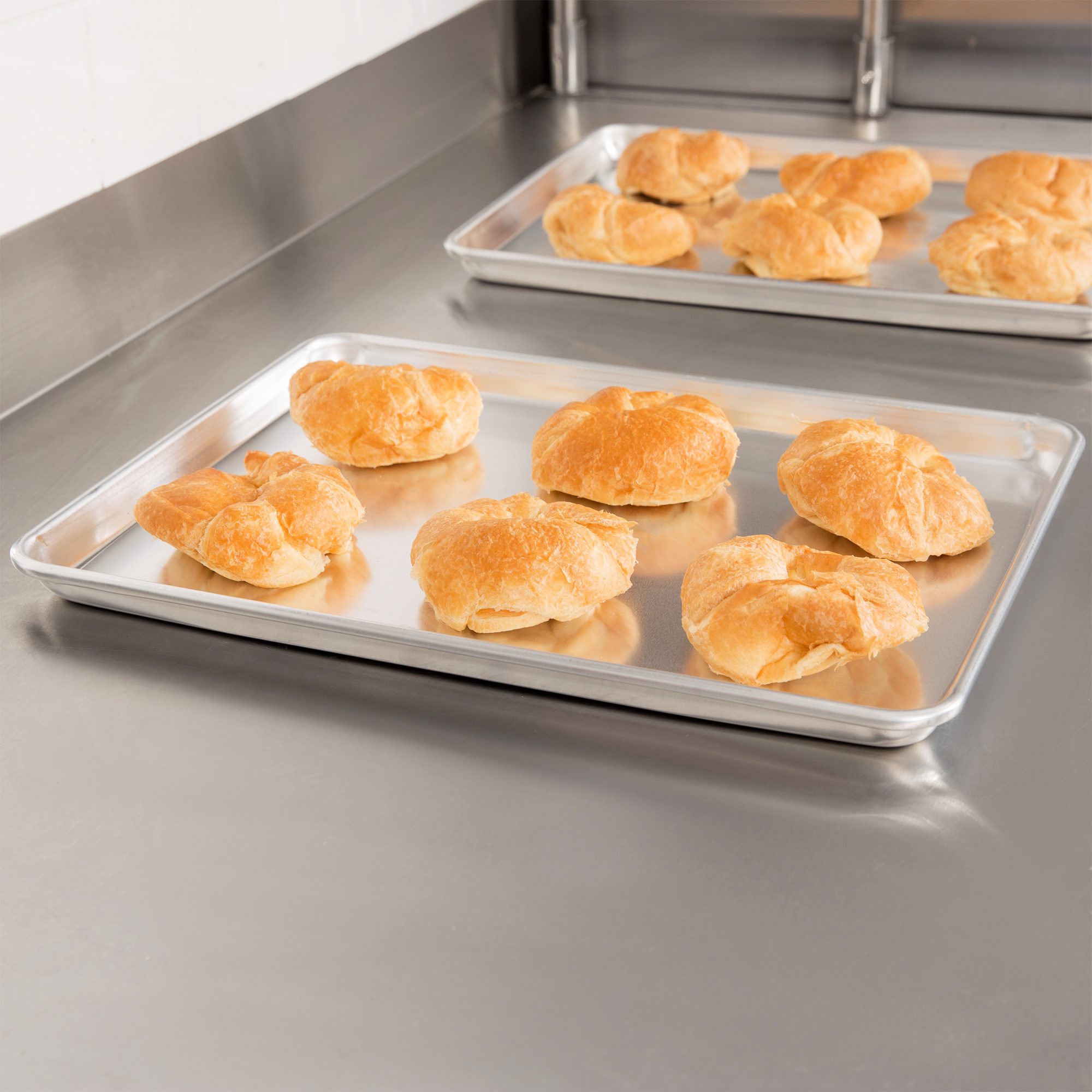 Halfsize WearEver® heavyduty aluminum sheet pan with natural finish