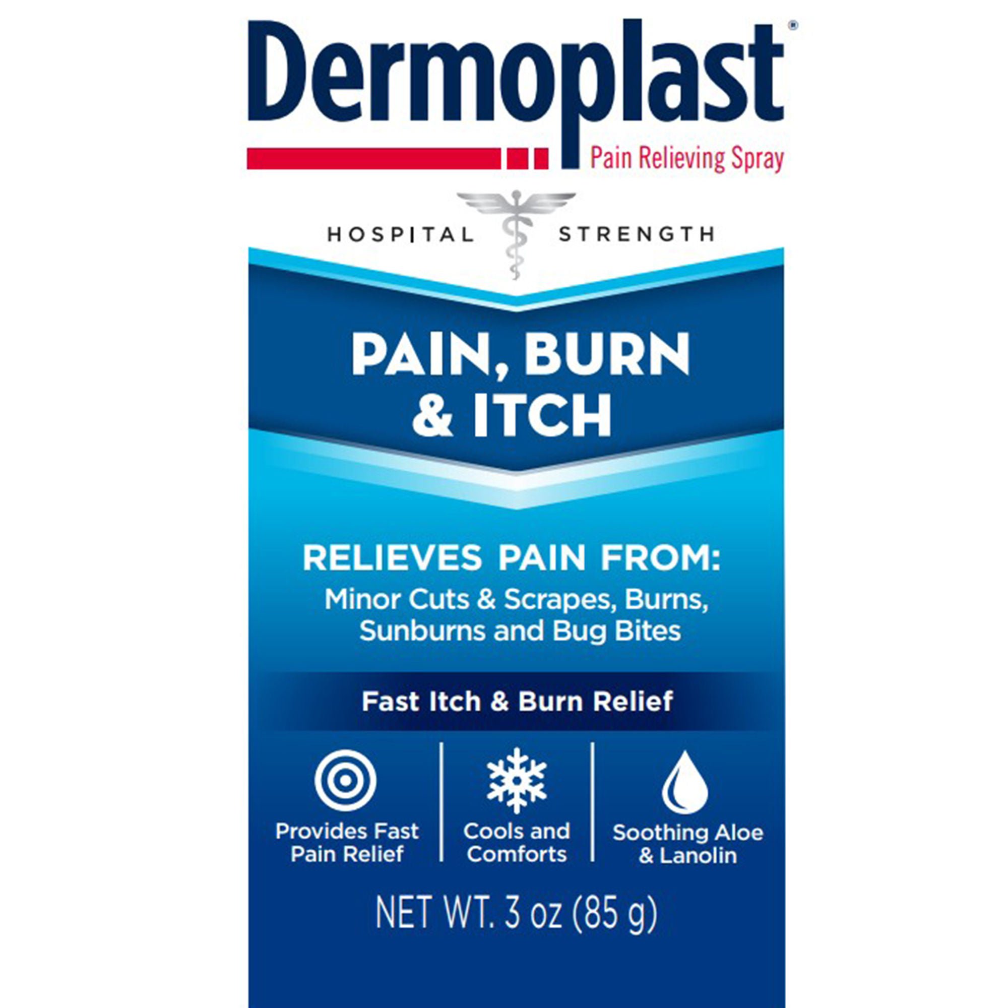 Topical Pain Relief Dermoplast® Pain Relieving 20% - 0.5% Strength Benzocaine / Menthol Spray 3 oz.