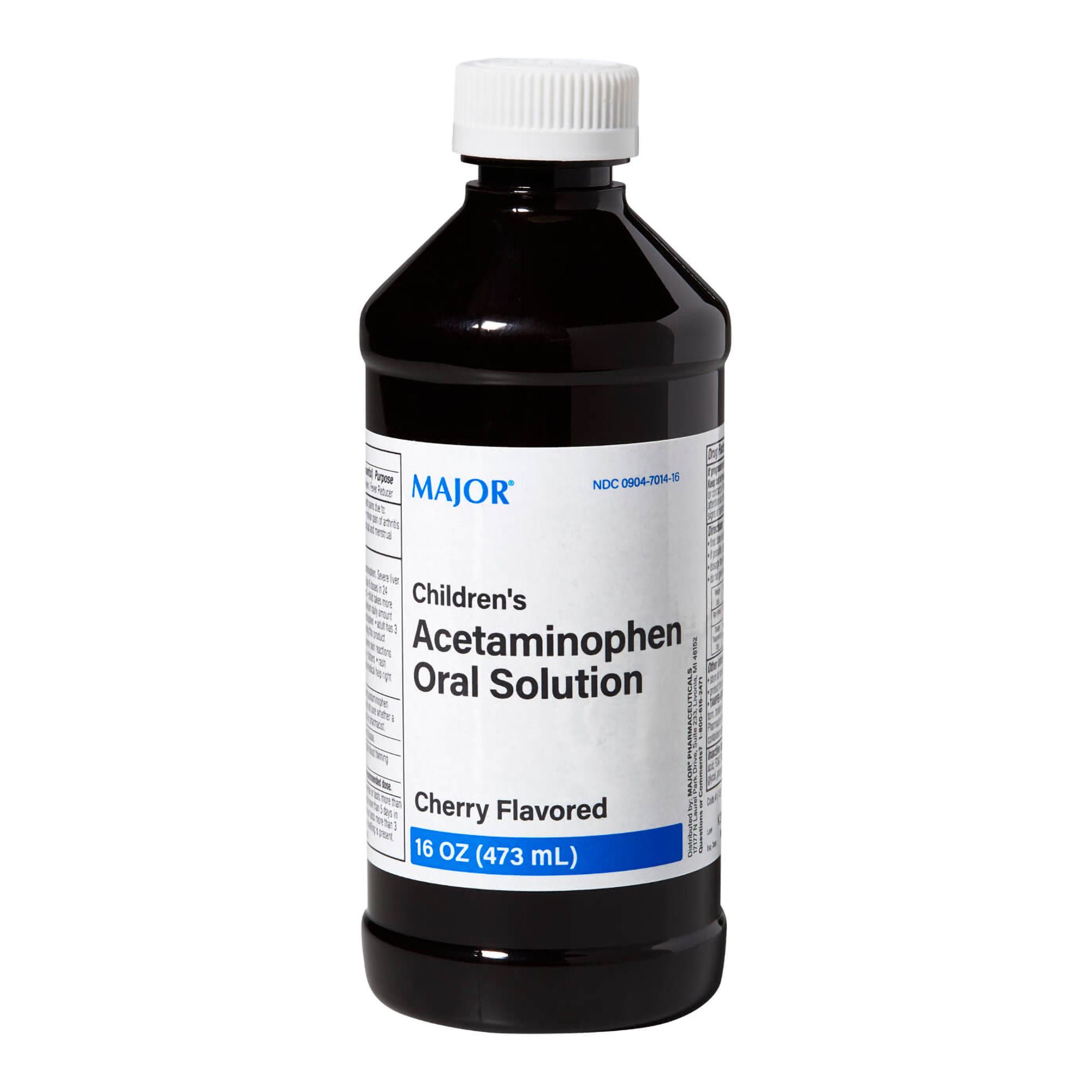 Major® Children Acetaminophen Oral Solution, Cherry Flavor, 16-ounce Bottle