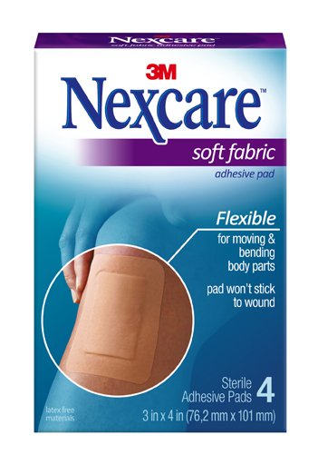 Nexcare Tan Adhesive Strip, 3 x 4 Inch MK 1084058