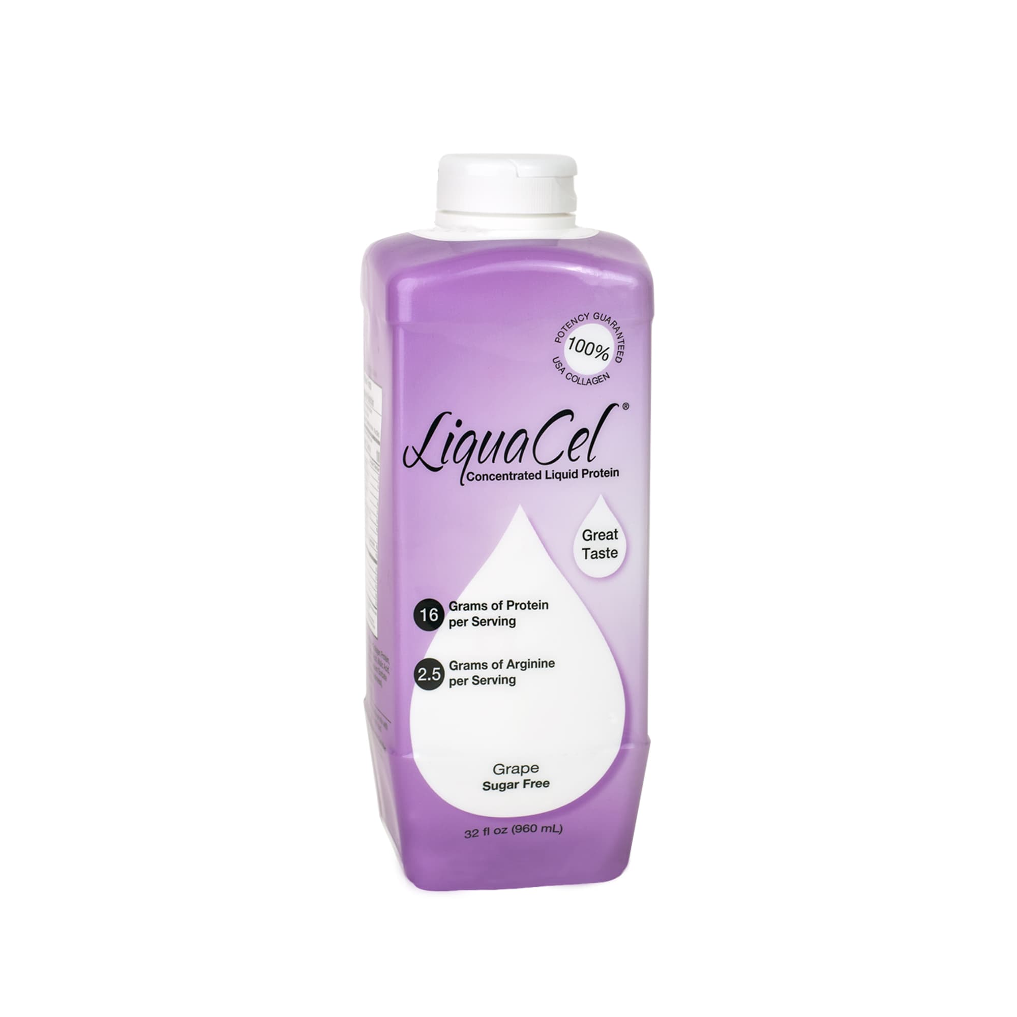 LiquaCel® Grape Concentrated Liquid Protein, 32-ounce bottle