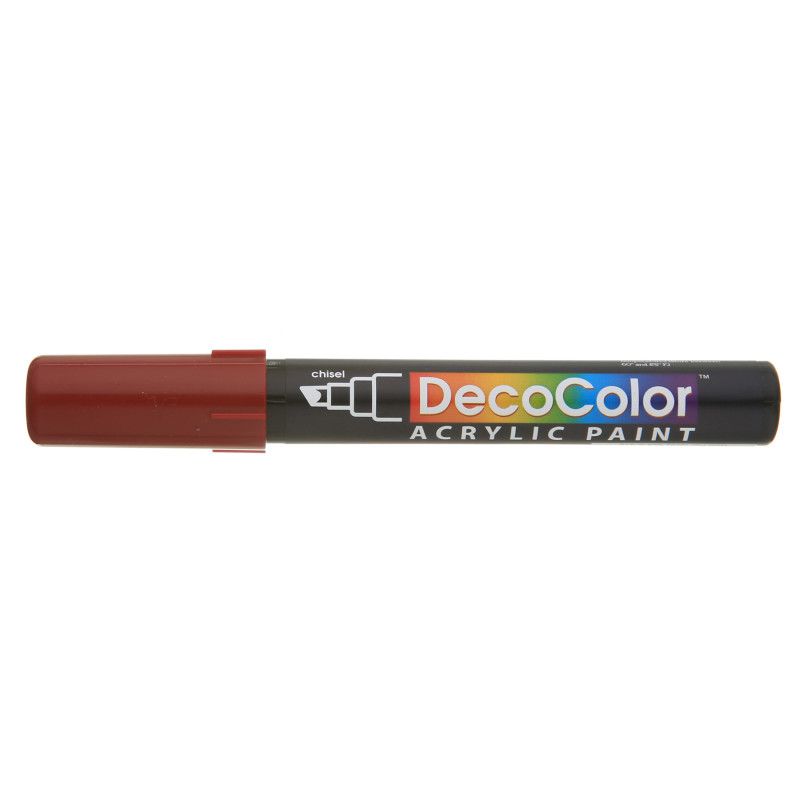 DecoColor® Acrylic Paint Marker, 315-S, Chisel Tip, English Red #28