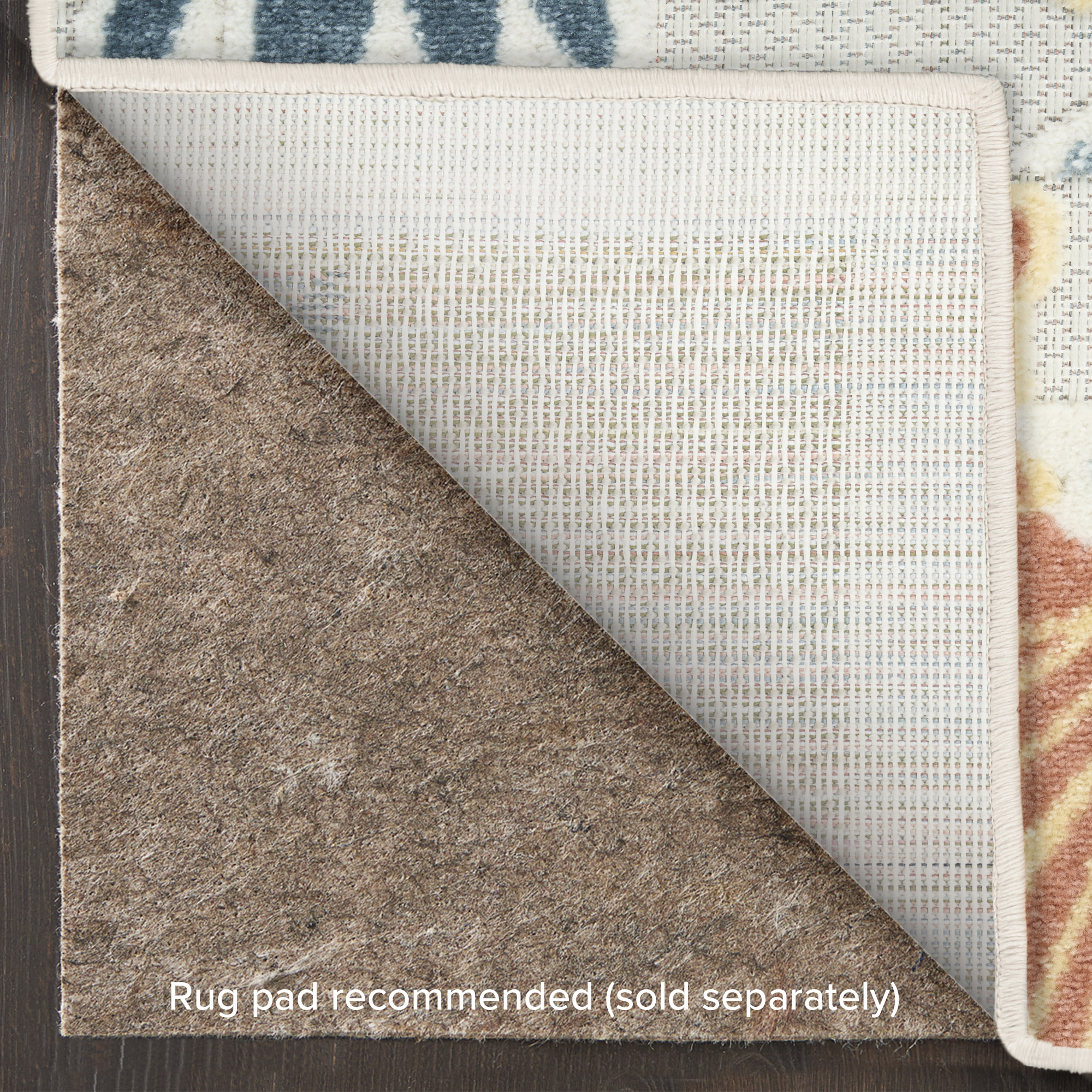 Nourison Aloha 2'8" x 4' Ivory Rose Outdoor Rug