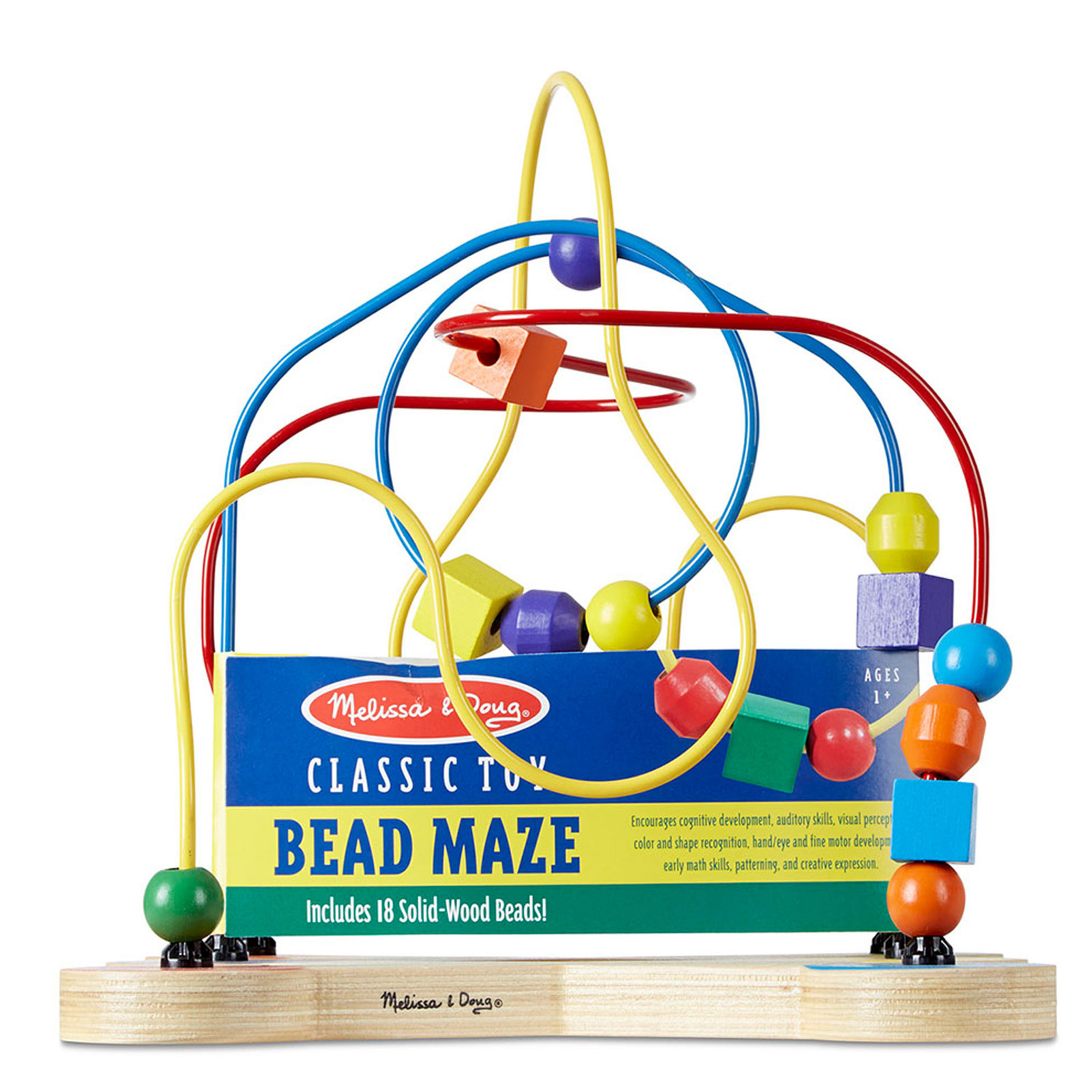 Melissa & Doug Classic Toy Bead Maze image number null