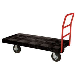 Rubbermaid Commercial, Heavy Duty Platform Truck, 24 In x 48 In with 8 In Pneumatic Casters