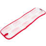 Rubbermaid Commercial, HYGEN, Microfiber Hook & Loop Mop, 18"W, Red