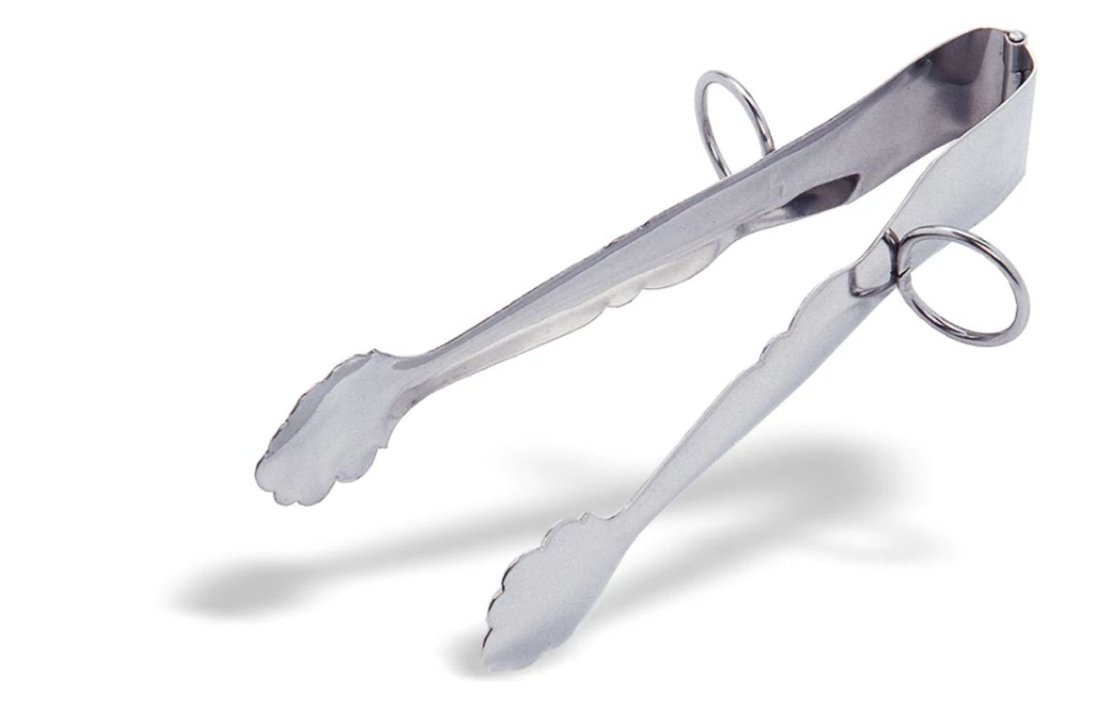 Pinzas de acero inoxidable de 17 centímetros con anillos