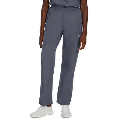 Landau Scrub Zone 83221 Ladies Elastic Waist Cargo Pocket Medical Scrub Pants-Landau