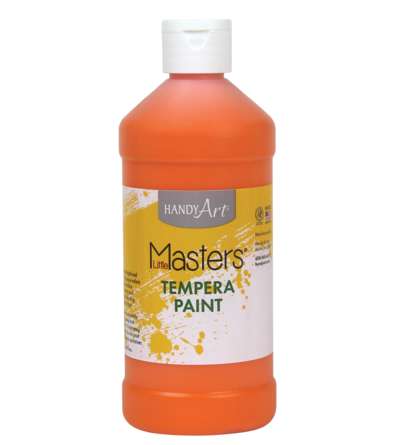 Little Masters® Tempera Paint, 16 oz., Orange