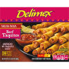Delimex Salsa Roja Beef XL Corn Taquitos, 20 ct Box