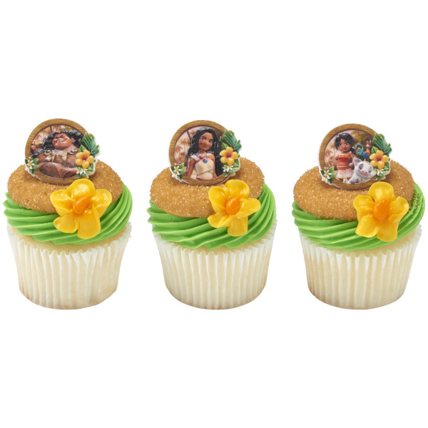 Disney's Moana 2 Together Again Cupcake Rings