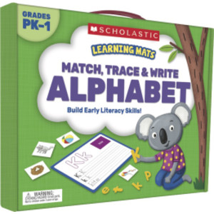 Learning Mats: Match, Trace & Write the Alphabet for Grades PreK-1