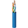 2413 0091000 Category 6+ Horizontal 4 Pair F/ UTP LS-PVC Jacket CMP Cable  White 1000 Ft Spool