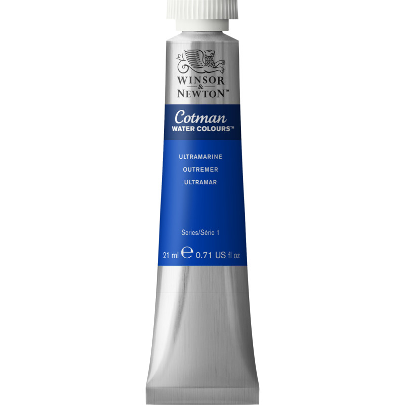 Cotman Watercolor Paint, 21 mL Tube, Ultramarine