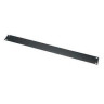 Rack Device Plate Steel 19 in. W 1.75 in. H 0.08 in. D Black 1 RU