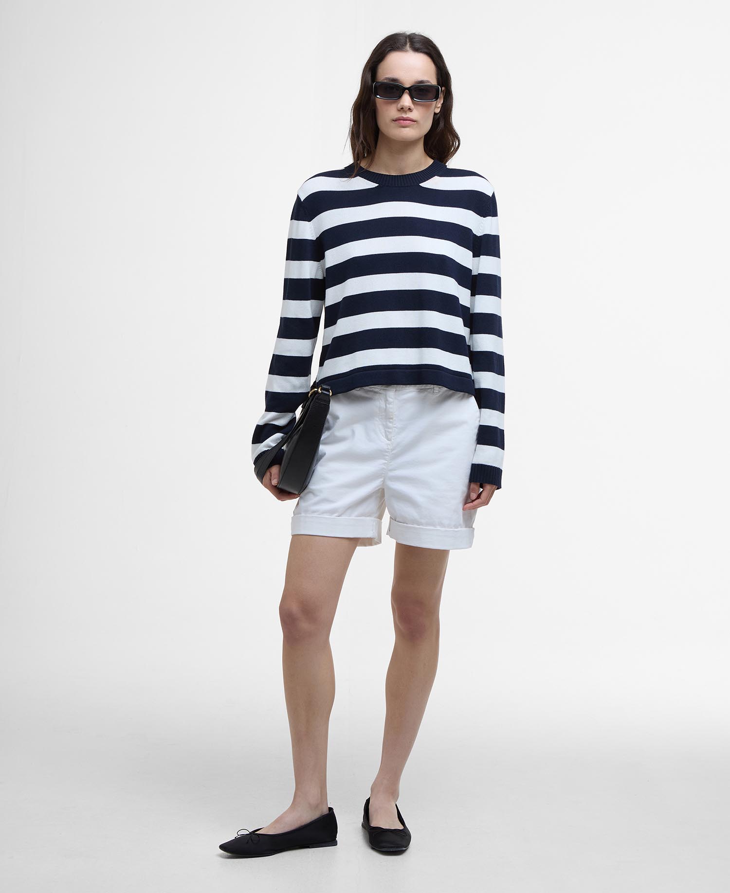 Maglione girocollo Bronya con motivo a righe image number 1