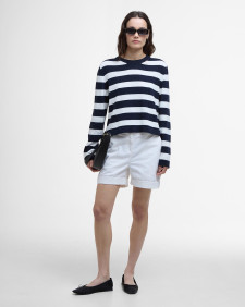Maglione girocollo Bronya con motivo a righe 